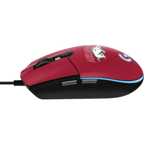 University of Arkansas-Fayetteville Razorbacks Logo G203 Prodigy RGB Wired Gaming Mouse Skin